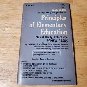 Book - Principles of Elementary Education